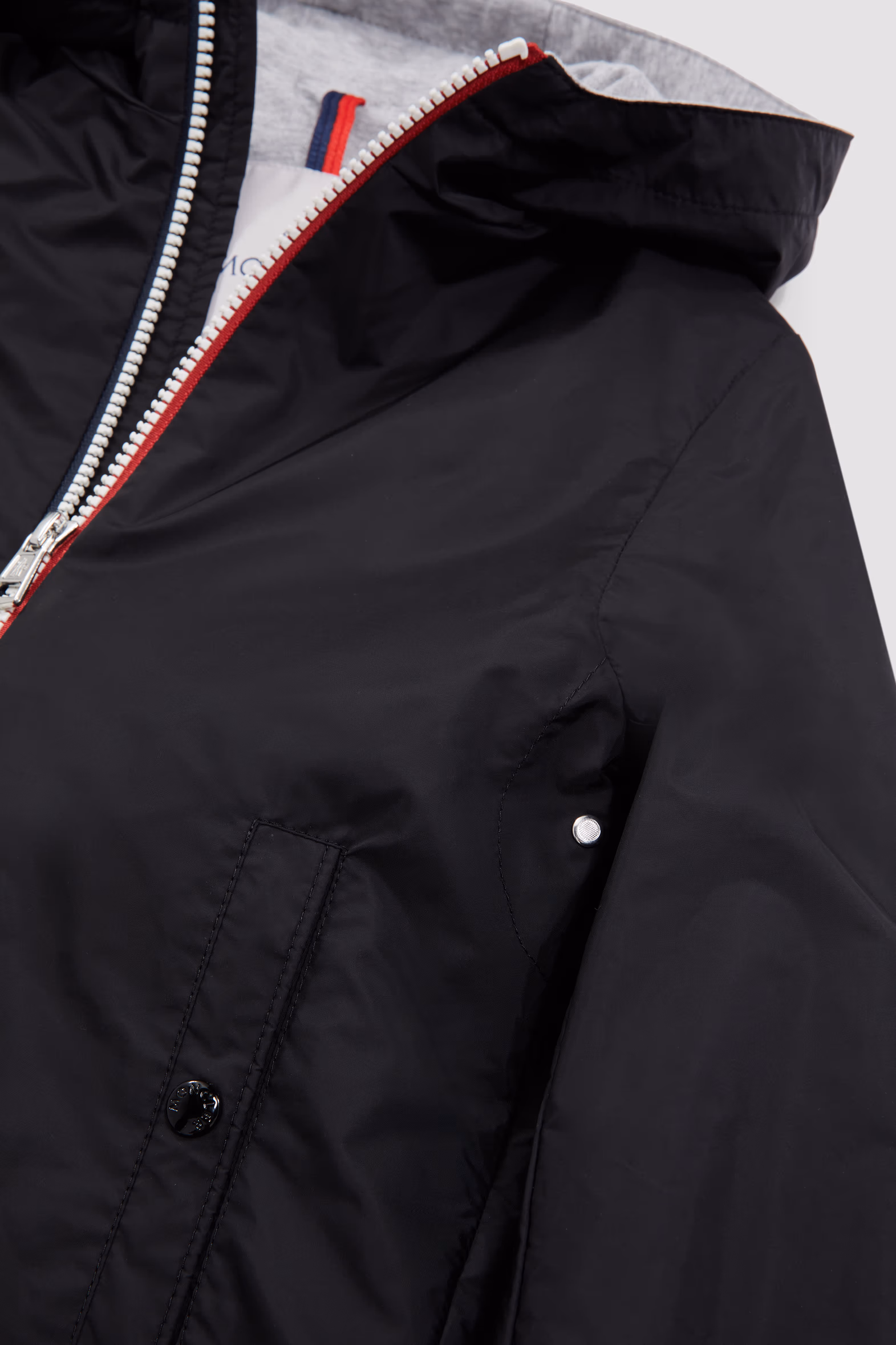 New Urville Hooded Rain Jacket Boy Black Moncler 6